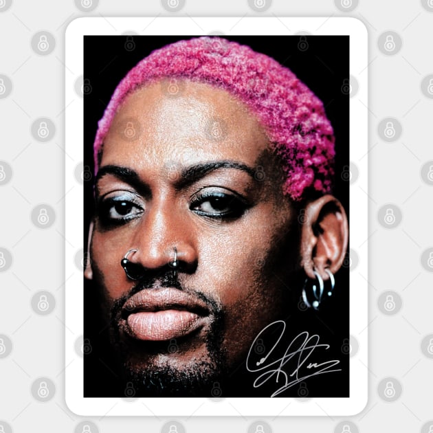 DENNIS RODMAN / THE PINK WORM Sticker by Jey13